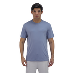 Giordano Men's Liquid Touch Slim Fit Crewneck Tee-Blue