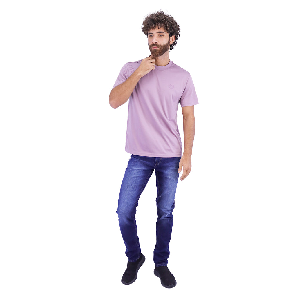 تي شيرت Liquid Touch Slim Fit للرجال بياقة دائرية