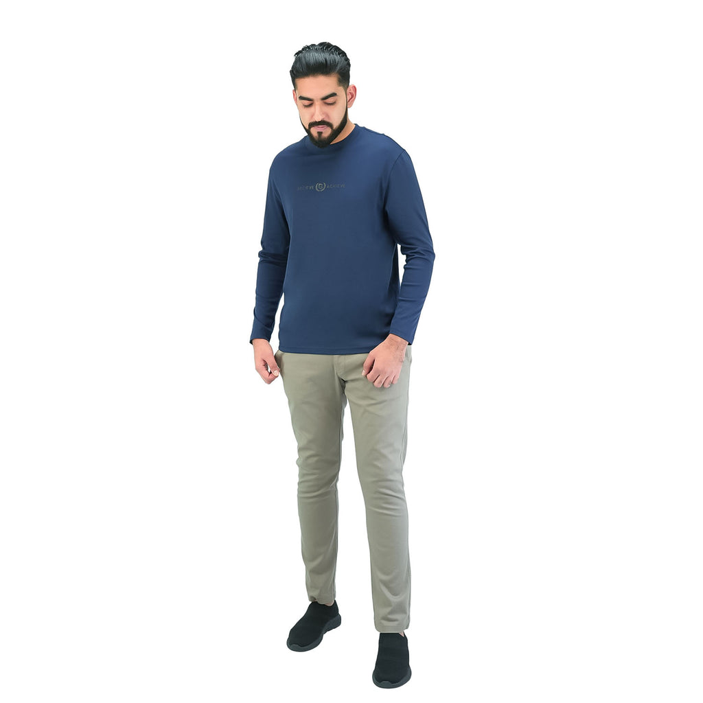 Men's Smart Collar Print Tee | Liquid Touch Comfort
