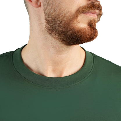 Giordano Men's Slim Fit Cotton Tee - Liquid Touch Comfort