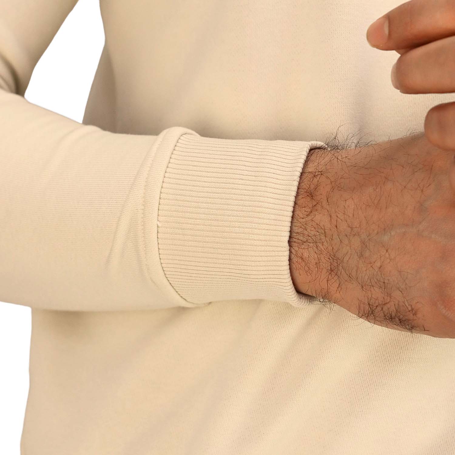 Men's Cotton Polyester French Terry Crew Neck Sweatshirt