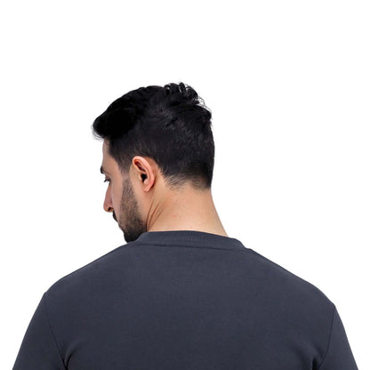 Men’S Cotton Polyester French Terry Crew Neck Sweatshirt