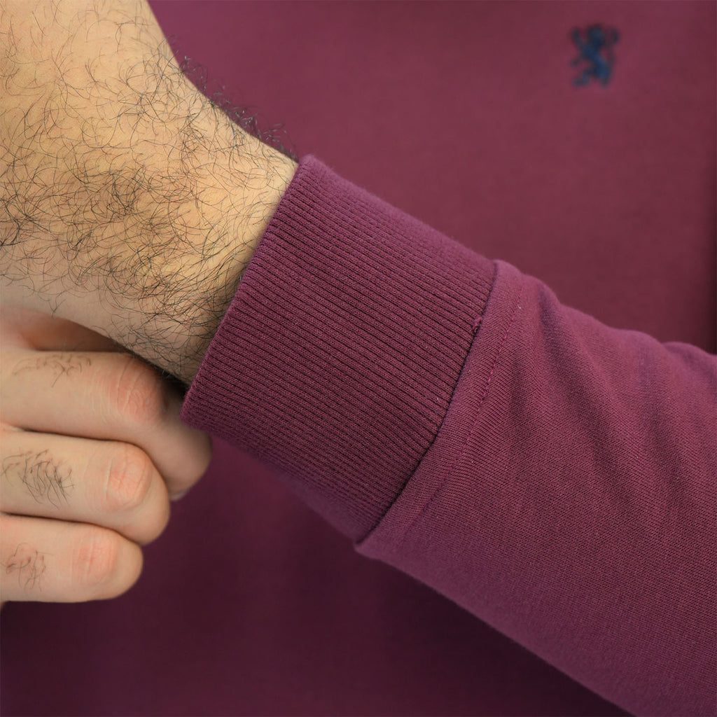 Men's Cotton Polyester French Terry Crew Neck Sweatshirt
