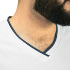 Men's V Neck Embroidery Tee