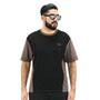 Giordano Men's Color Blocking Tee - Cotton Polyester Sorona Jersey, Relaxed Fit-Multicolor