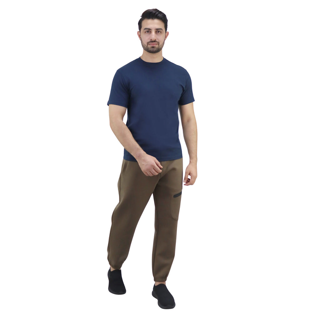 Men's Cotton Jersey Crew Neck Slim Fit Tee