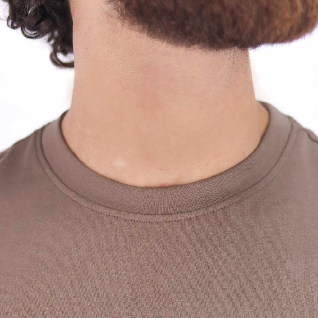 Men's Cotton Jersey Crew Neck Slim Fit Tee