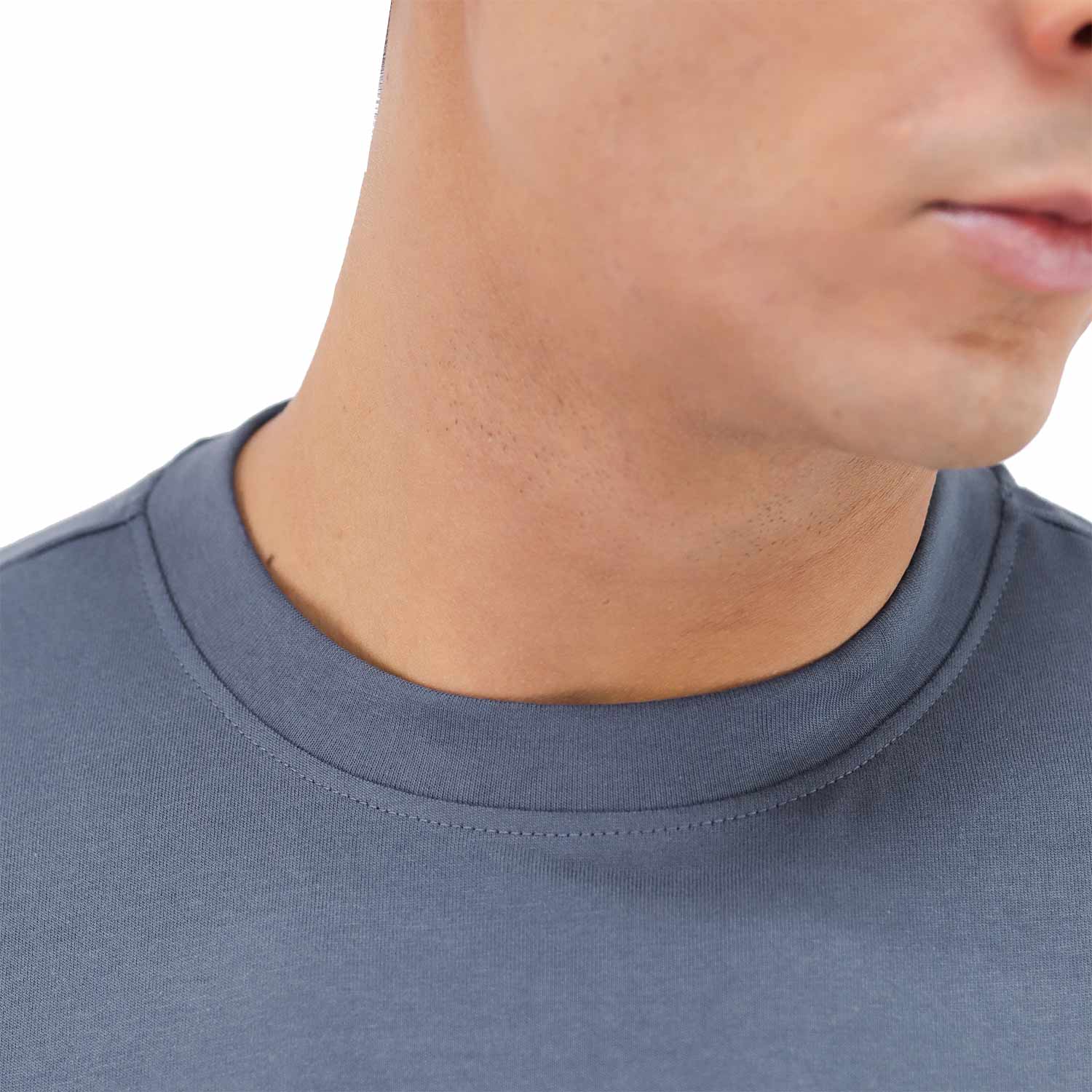 Men's Cotton Jersey Crew Neck Slim Fit Tee