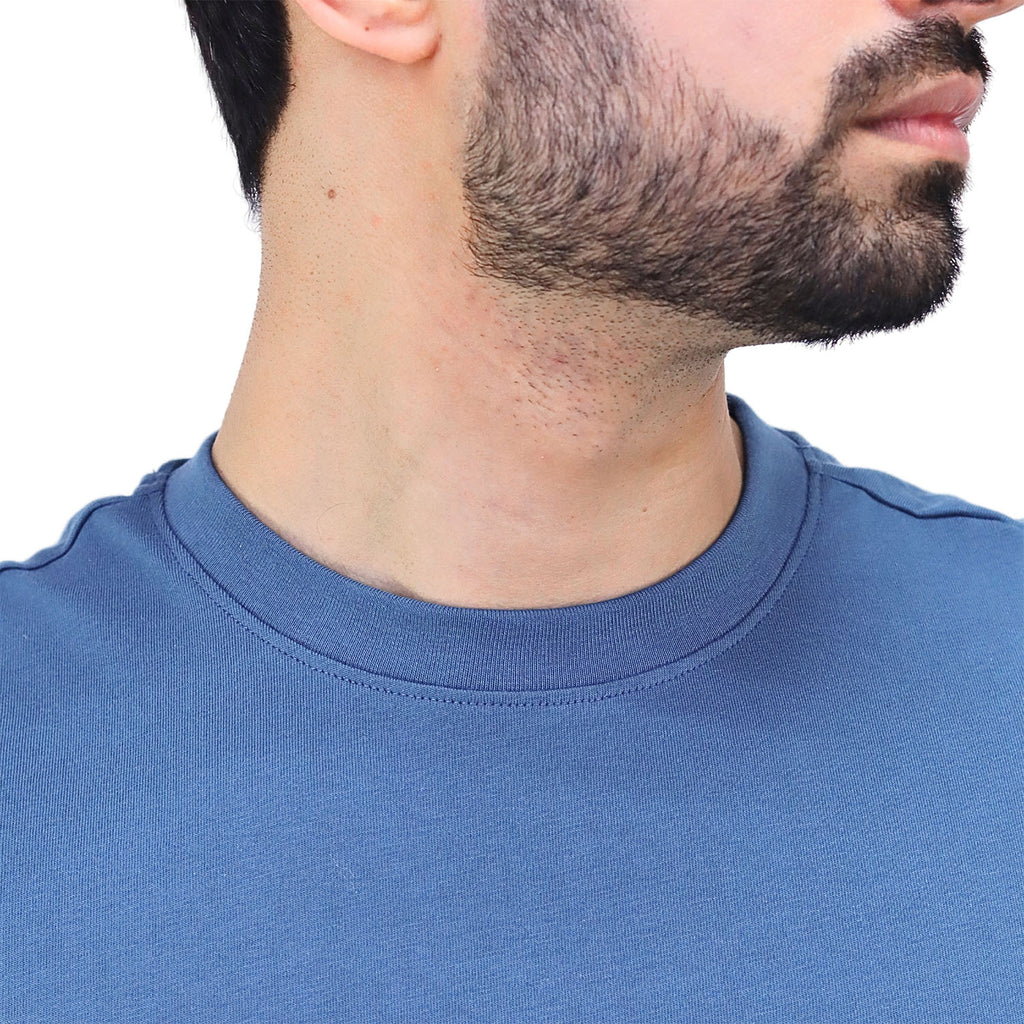 Men's Cotton Jersey Crew Neck Slim Fit Tee