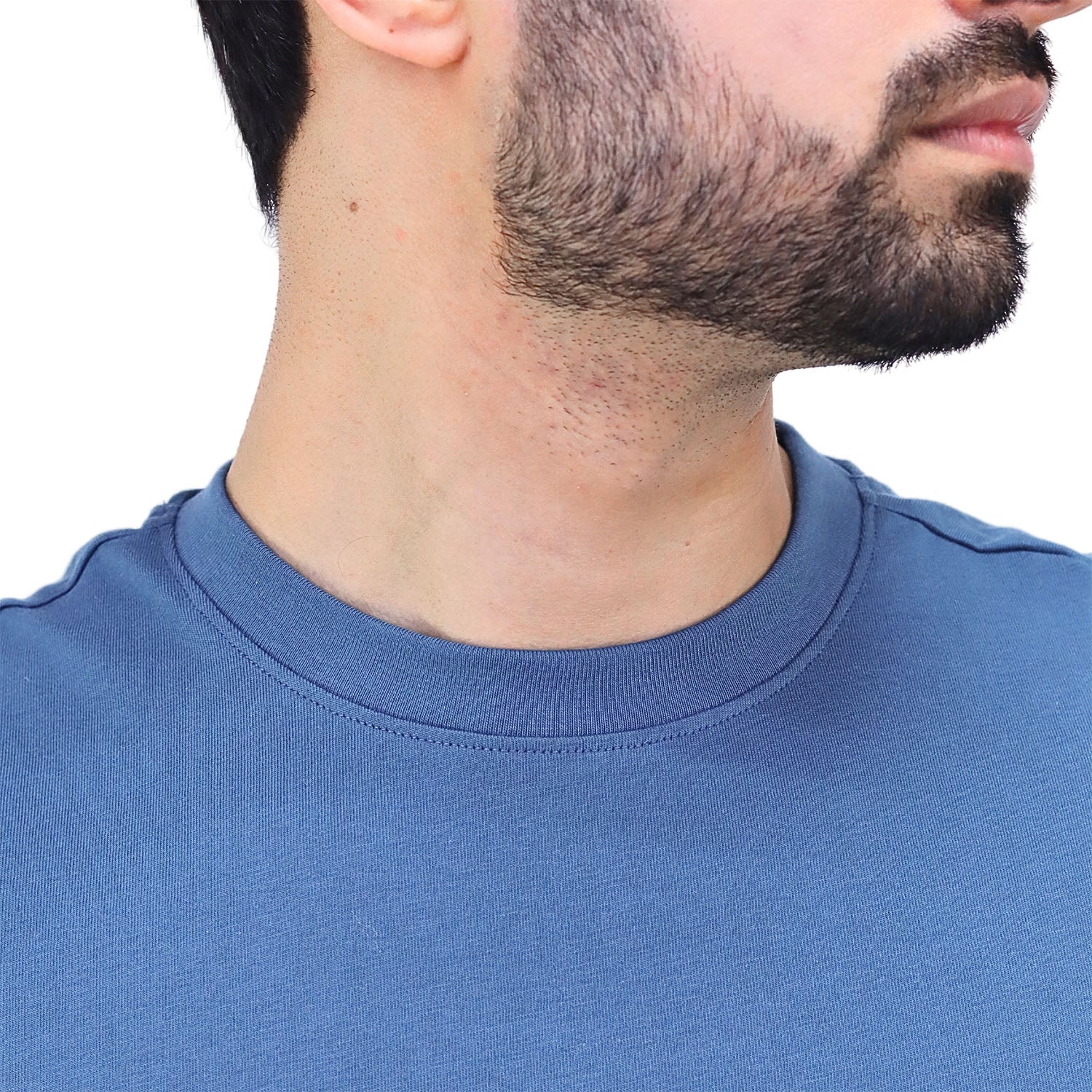 Men's Cotton Jersey Crew Neck Slim Fit Tee