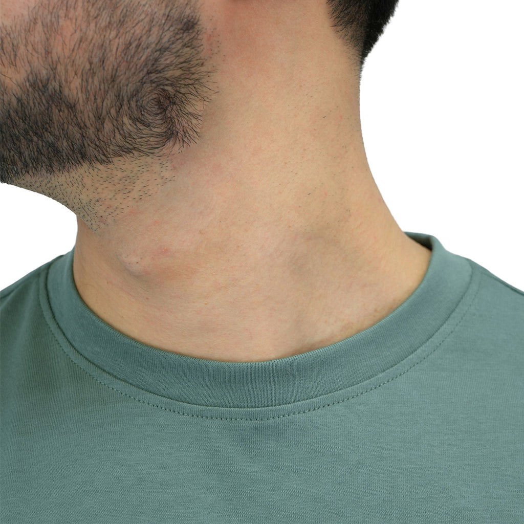 Men's Cotton Jersey Crew Neck Slim Fit Tee