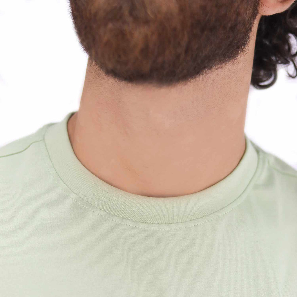 Men's Cotton Jersey Crew Neck Slim Fit Tee