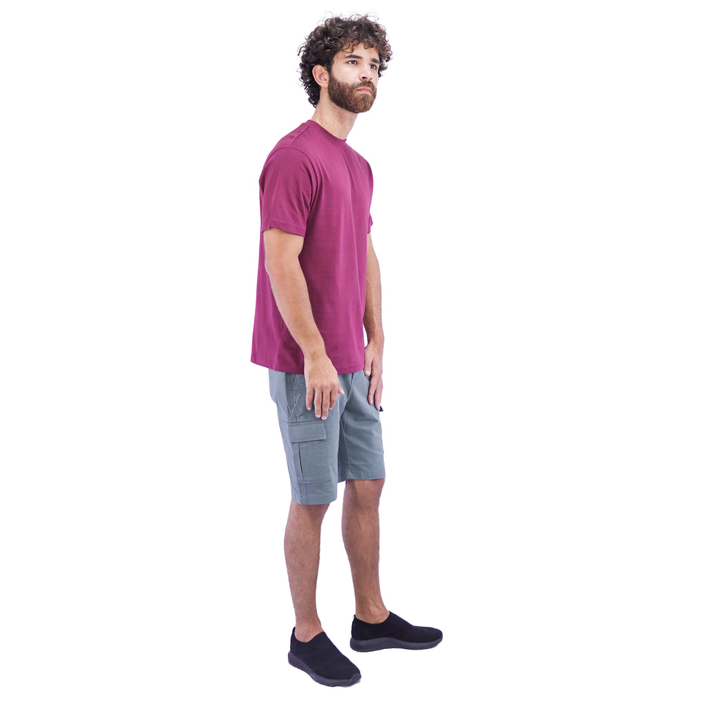 Men's Cotton Jersey Crew Neck Slim Fit Tee