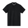 Giordano Men's Slim Fit Cotton Henley Tee-Black
