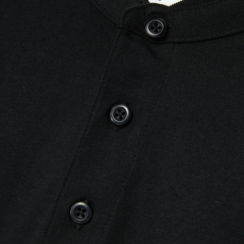 Men's Slim Fit Cotton Henley Tee