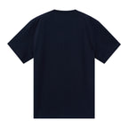 Men's Henley Tee with Small Lion Embroidery
