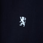 Men's Henley Tee with Small Lion Embroidery