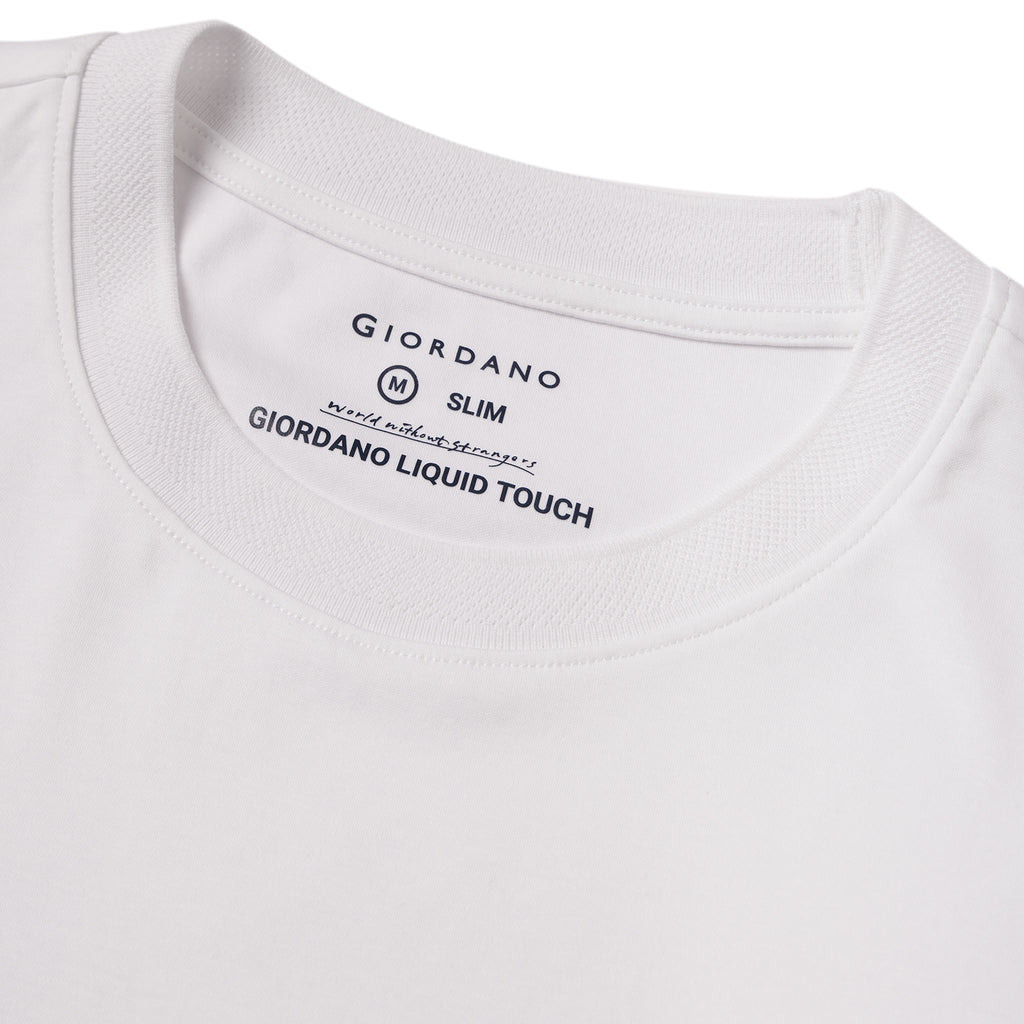 Men's Slim Fit Liquid Touch Tee | | Soft Cotton Crew Neck T-Shirt