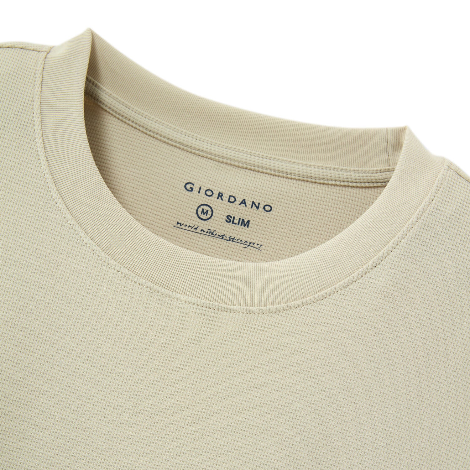 Men's Waffle Slim Tee | Cotton-Blend Comfort & Style