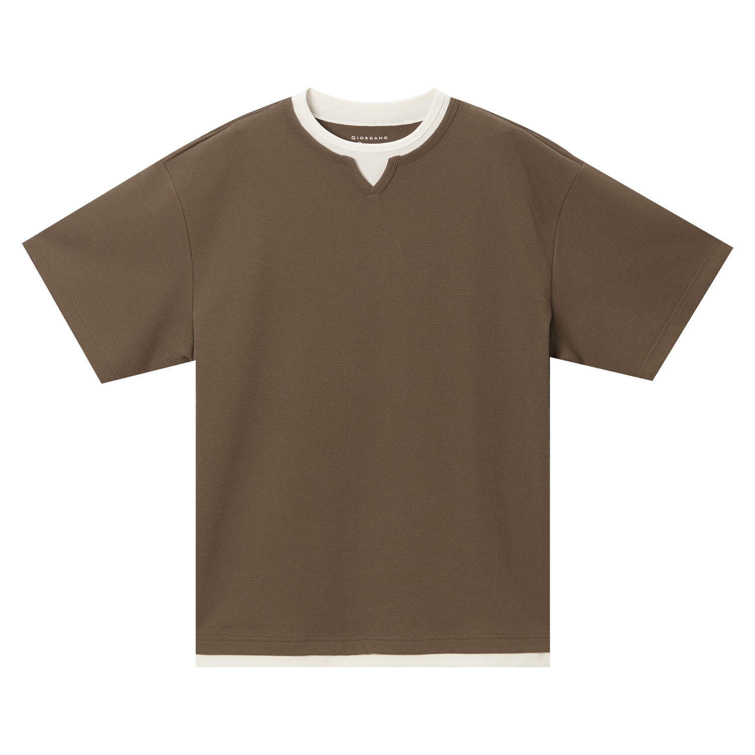 Men's Waffle Knit Crewneck Tee