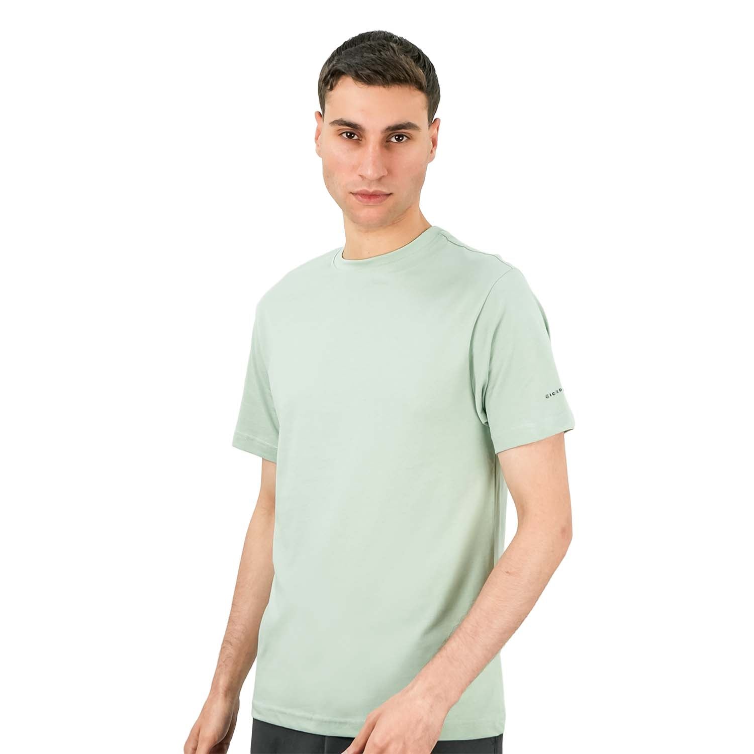 Men's Giordano Cotton Crewneck Slim Fit Tee - Short Sleeve