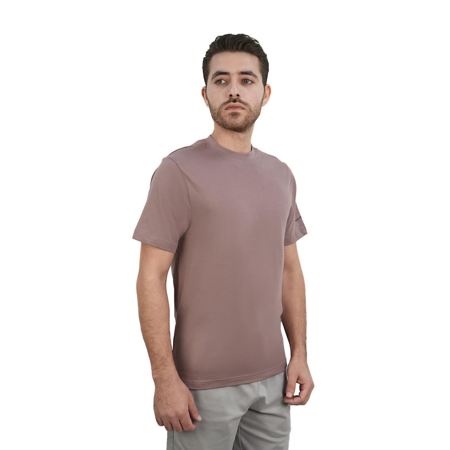 Men's Giordano Cotton Crewneck Slim Fit Tee - Short Sleeve