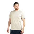 Giordano Men's Slim Fit Liquid Touch Smart Collar Tee-Brown