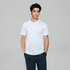 Men Slim Liquid Touch Cotton Henley Tee