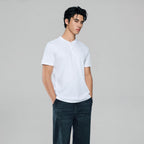 Men Slim Liquid Touch Cotton Henley Tee
