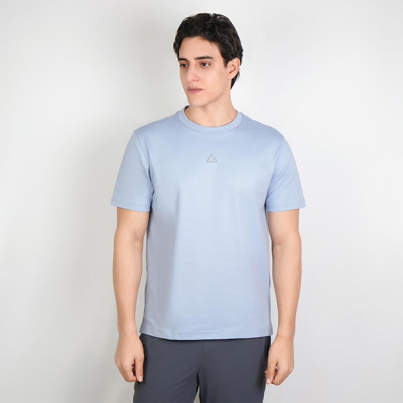 Men Slim Cotton Nylon Stretch G-Motion Tee