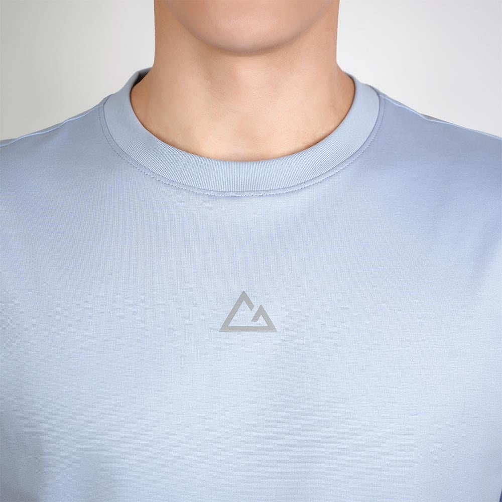 Men Slim Cotton Nylon Stretch G-Motion Tee