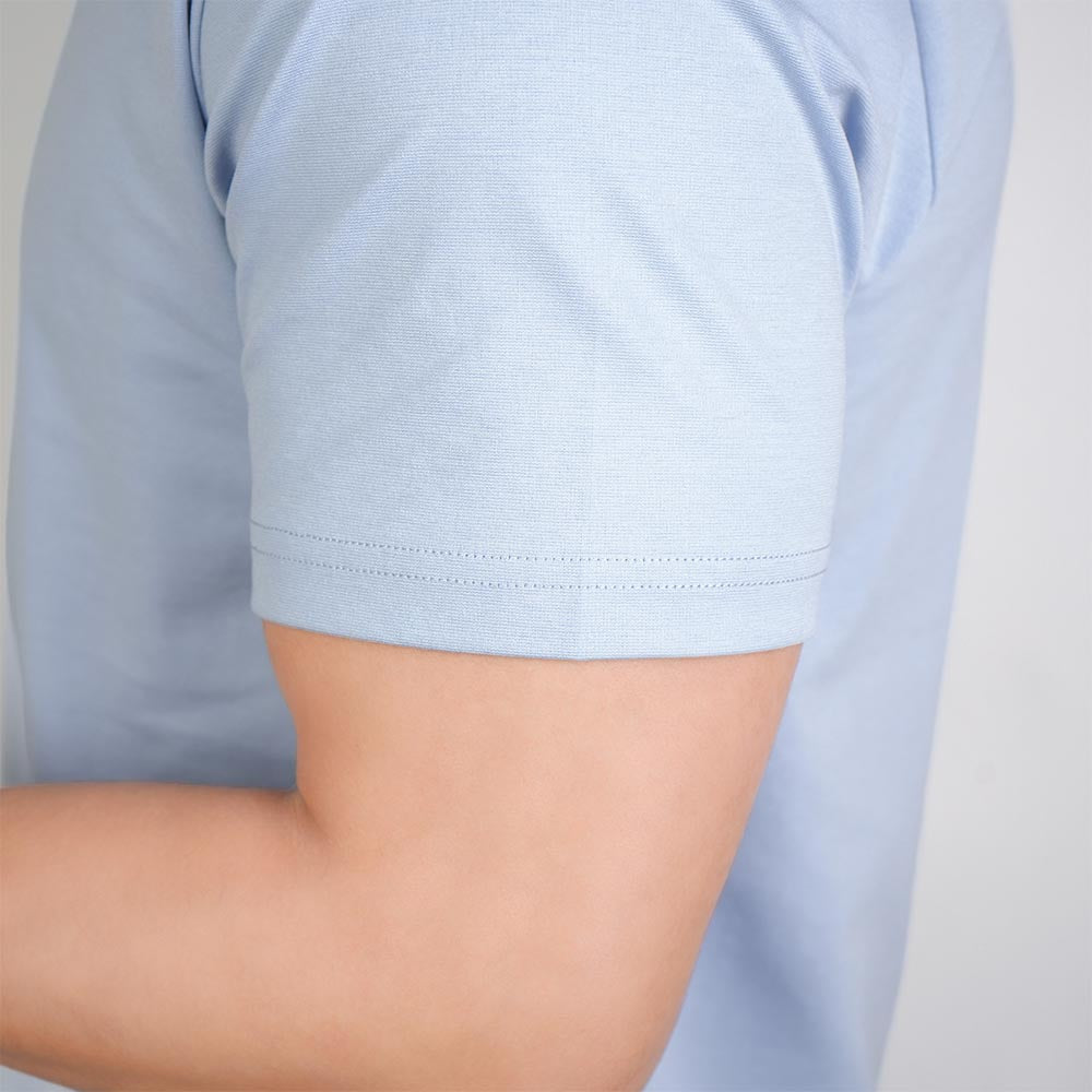 Men Slim Cotton Nylon Stretch G-Motion Tee