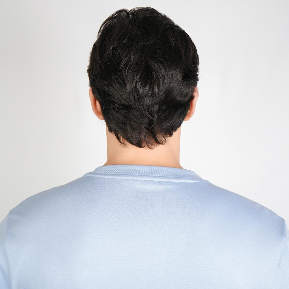 Men Slim Cotton Nylon Stretch G-Motion Tee