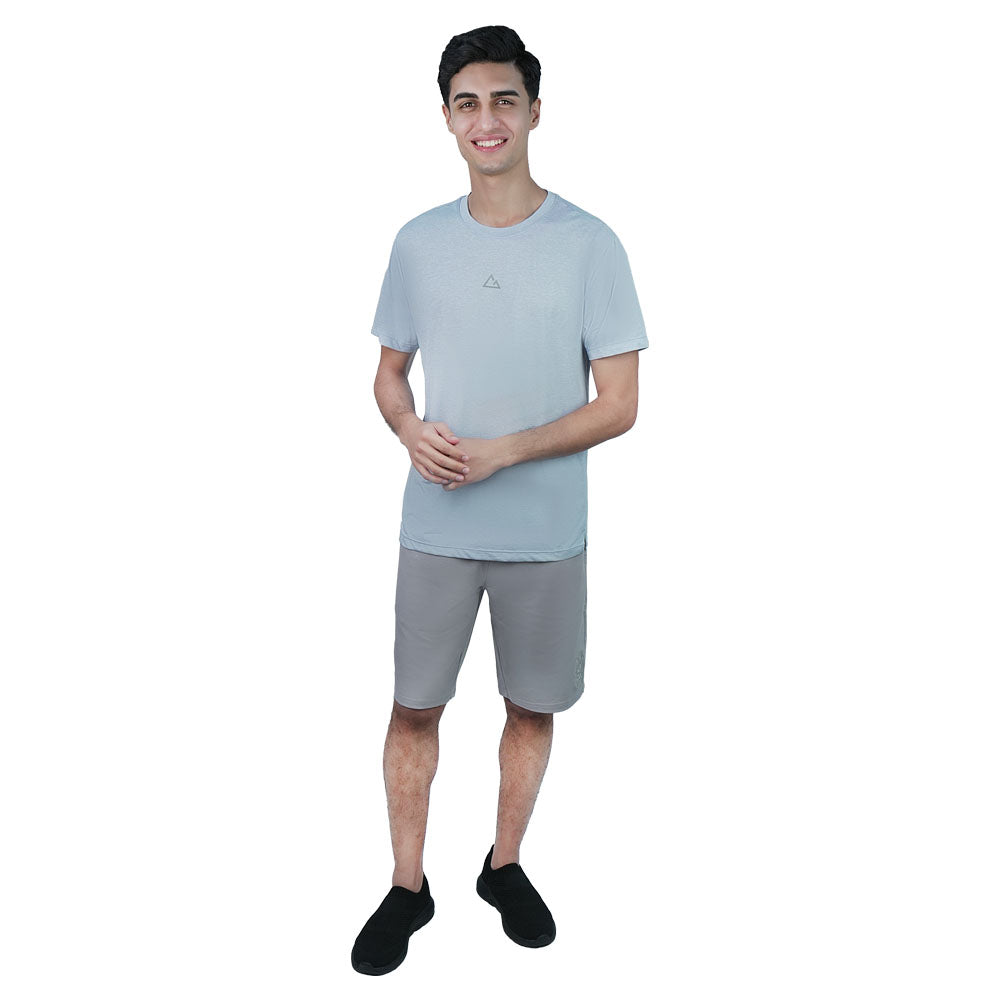 Men Slim Ultralight G-Motion Jacquard Tee