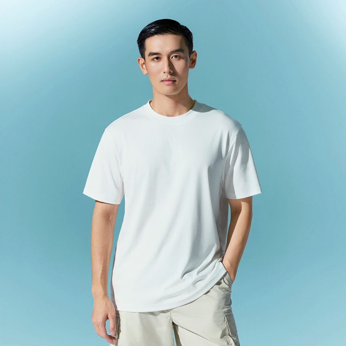 Men's Liquid Touch Slim Henley Tee