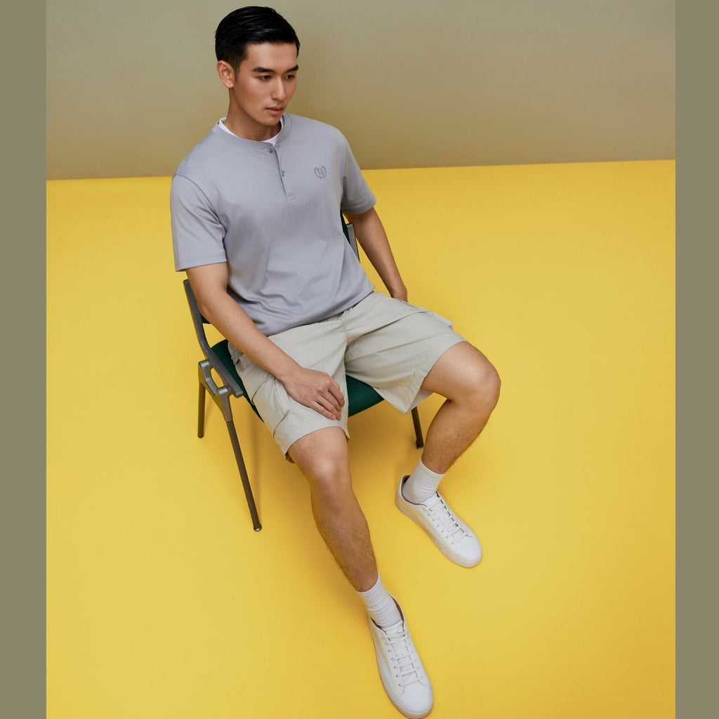 Men's Liquid Touch Slim Henley Tee