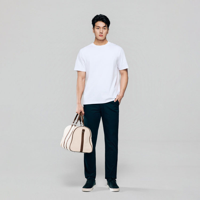 Men Regular Luxe Touch Cotton Crew Tee