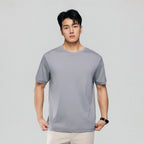 Men Regular Luxe Touch Cotton Crew Tee