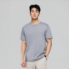 Men Regular Luxe Touch Cotton Crew Tee