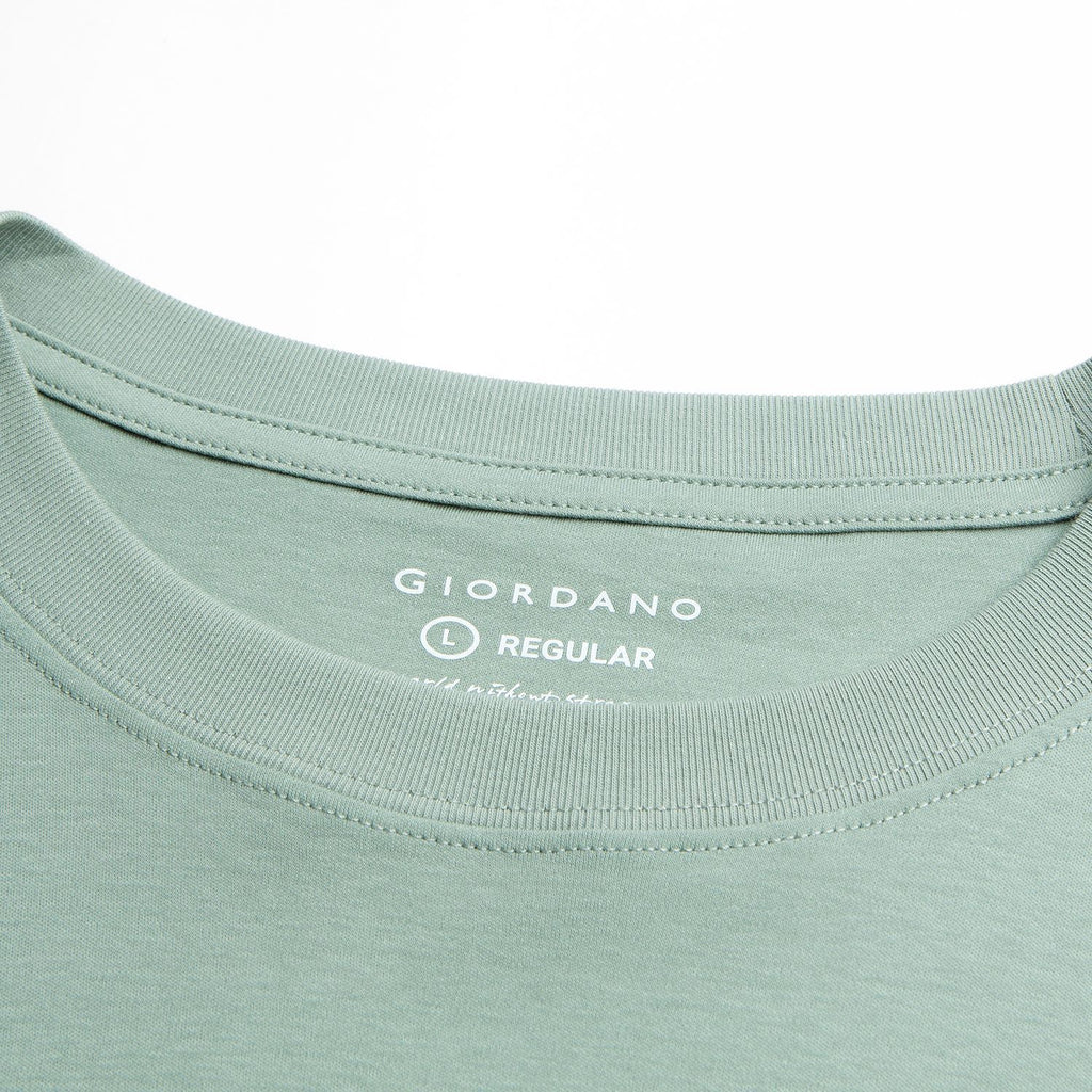 Men Regular Luxe Touch Cotton Crew Tee