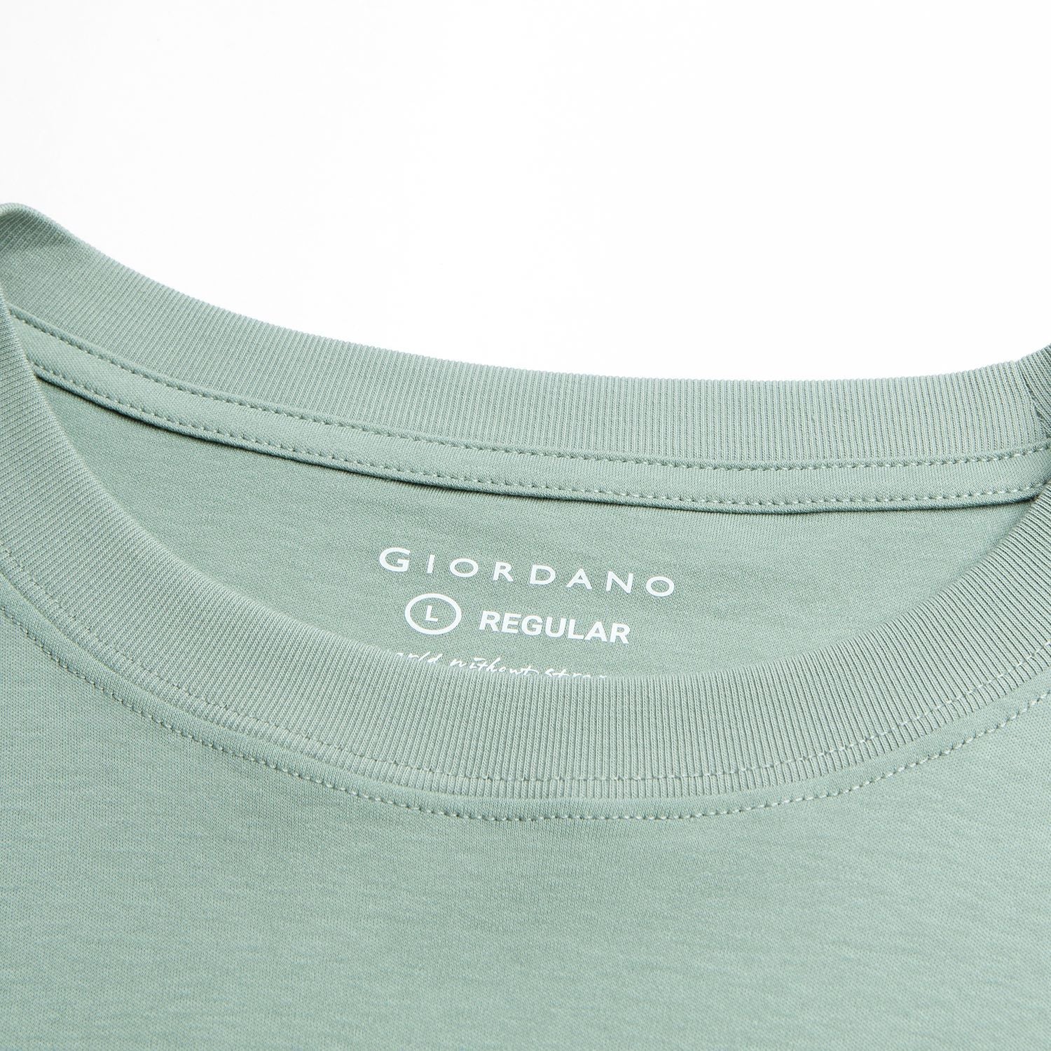 Men Regular Luxe Touch Cotton Crew Tee