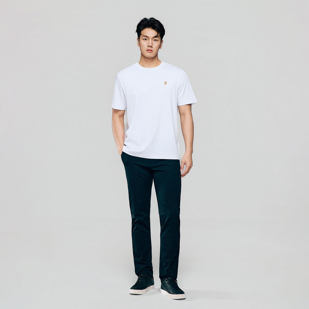 Men Regular Mercerized Cotton Crew Tee