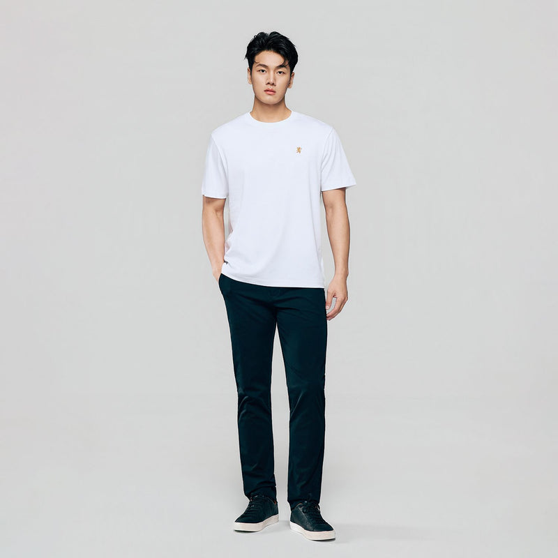 Men Regular Mercerized Cotton Crew Tee
