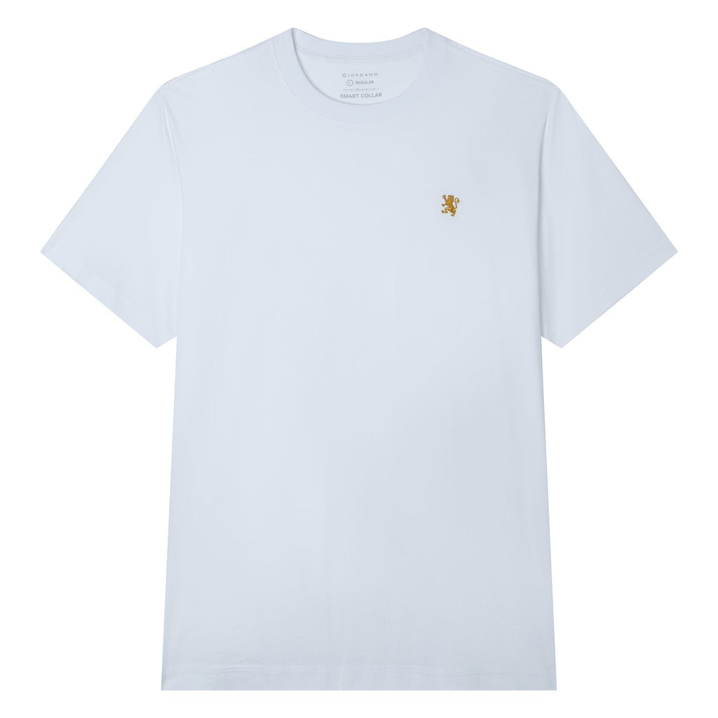 Men Regular Mercerized Cotton Crew Tee