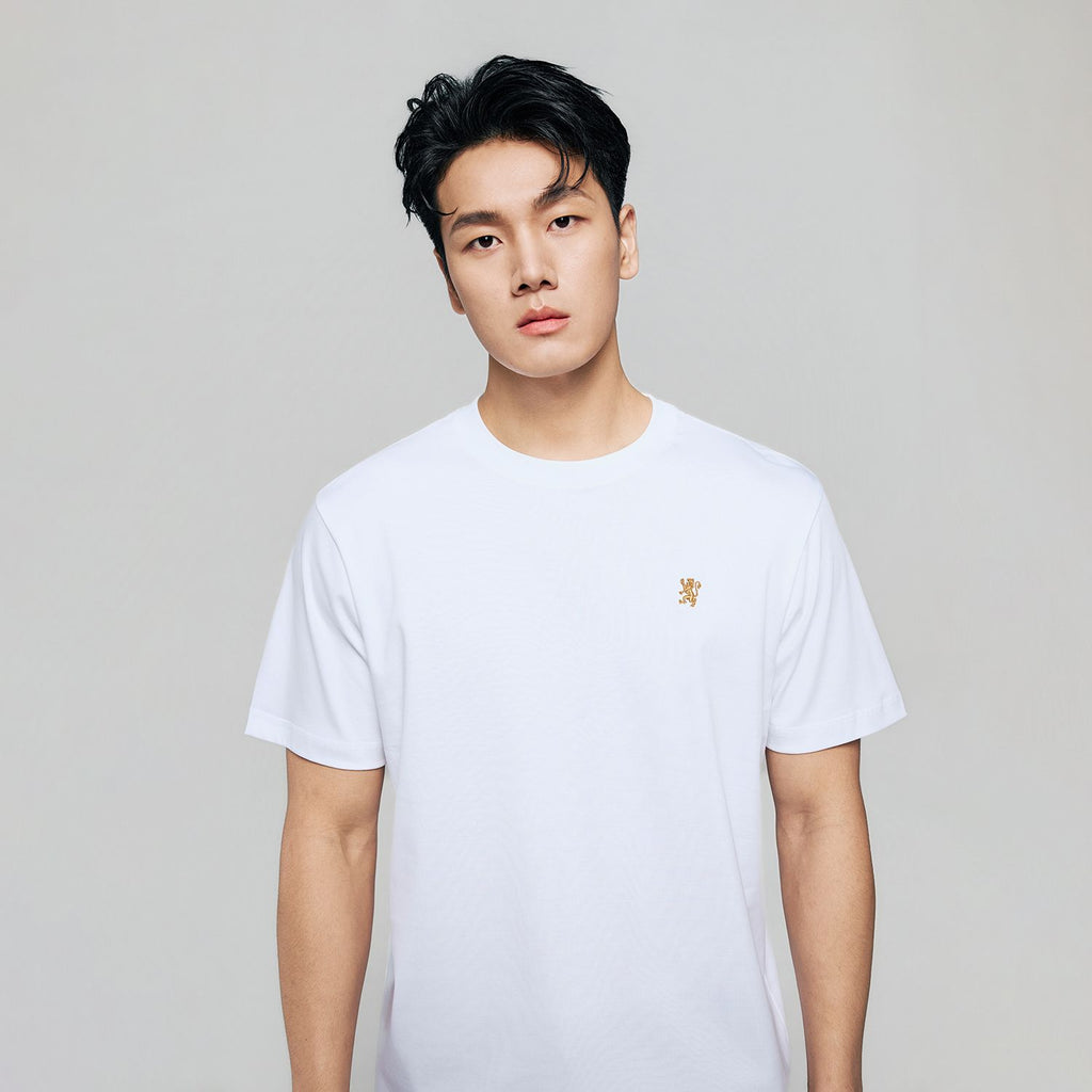 Men Regular Mercerized Cotton Crew Tee