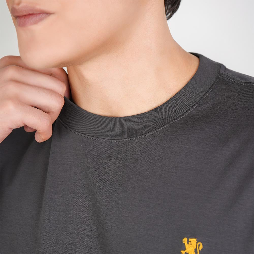 Men Luxe Touch Mercerized Cotton Crew Tee