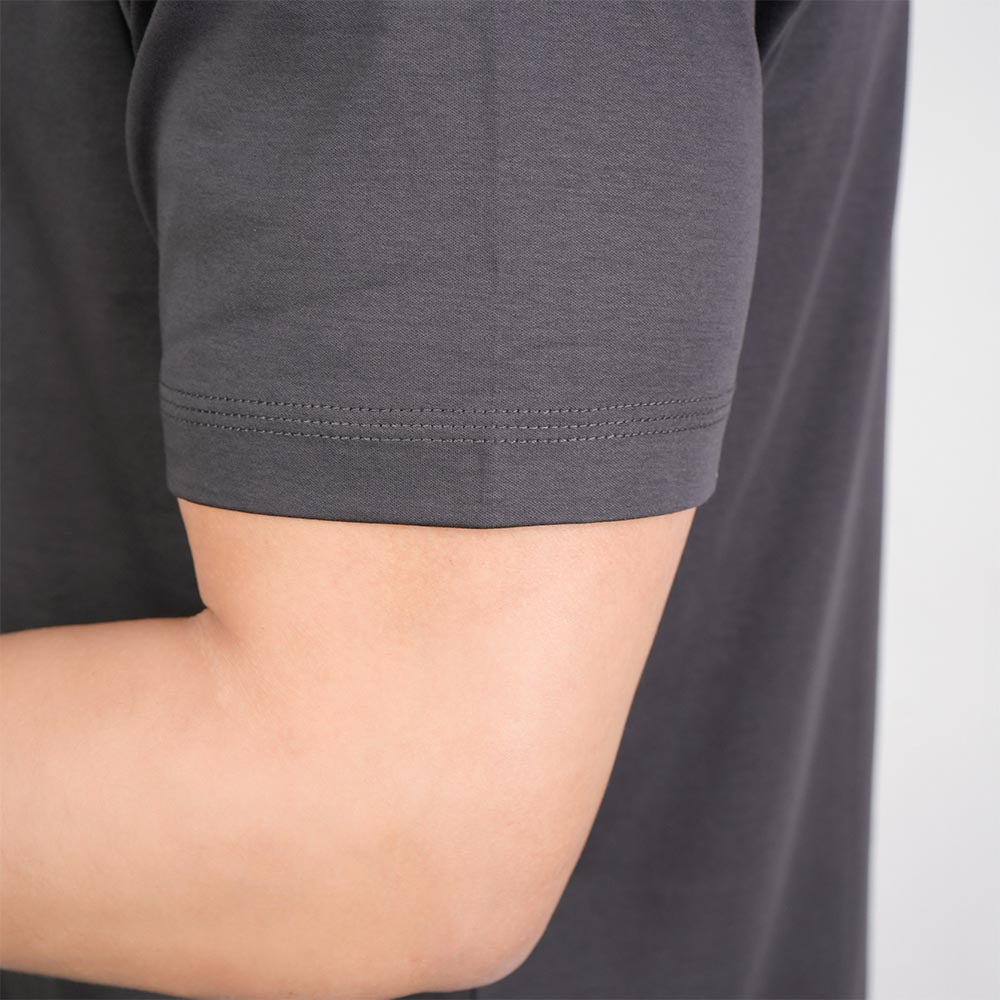 Men Luxe Touch Mercerized Cotton Crew Tee