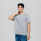 Men Regular Mercerized Cotton Crew Tee