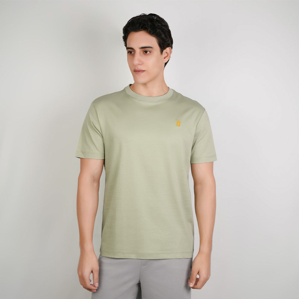 Men Luxe Touch Mercerized Cotton Crew Tee
