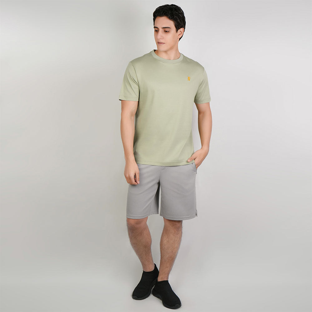 Men Luxe Touch Mercerized Cotton Crew Tee